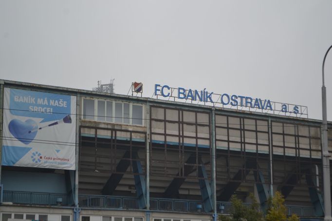 Ostravský stadion Na Bazalech.