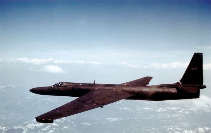 Špionážní letoun Lockheed U-2, používaný od roku 1955 CIA a americkým letectvem pro vysokohorské průzkumné mise, včetně během Kubánské krize v roce 1962.