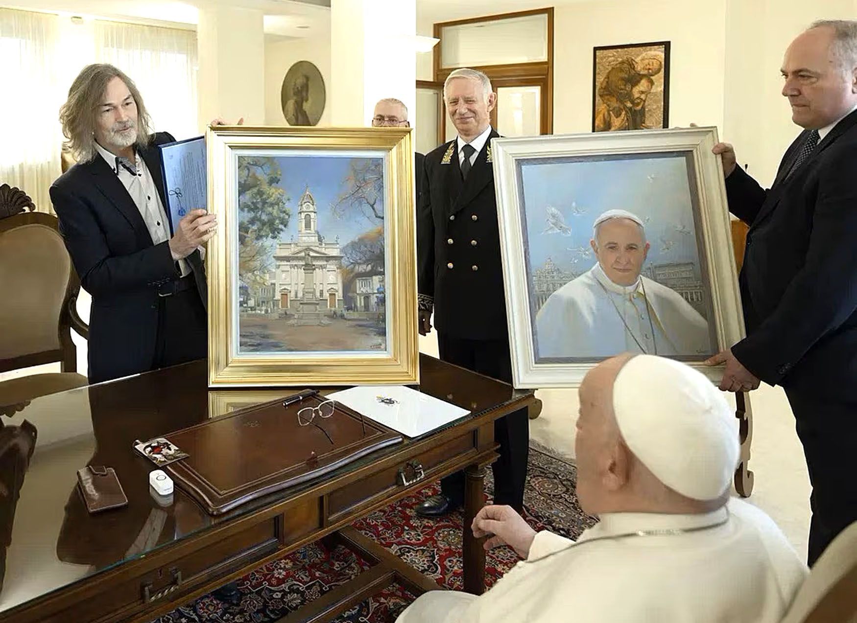 Nikas Sofranov, pope Francis