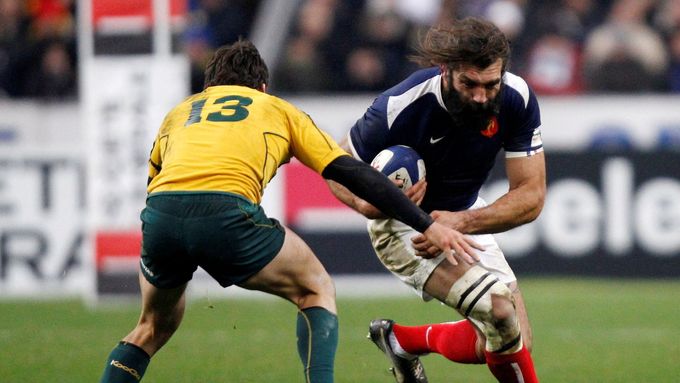 Sébastien Chabal v zápase z roku 2010