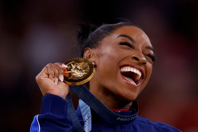 Simone Bilesová na OH 2024 v Paříži