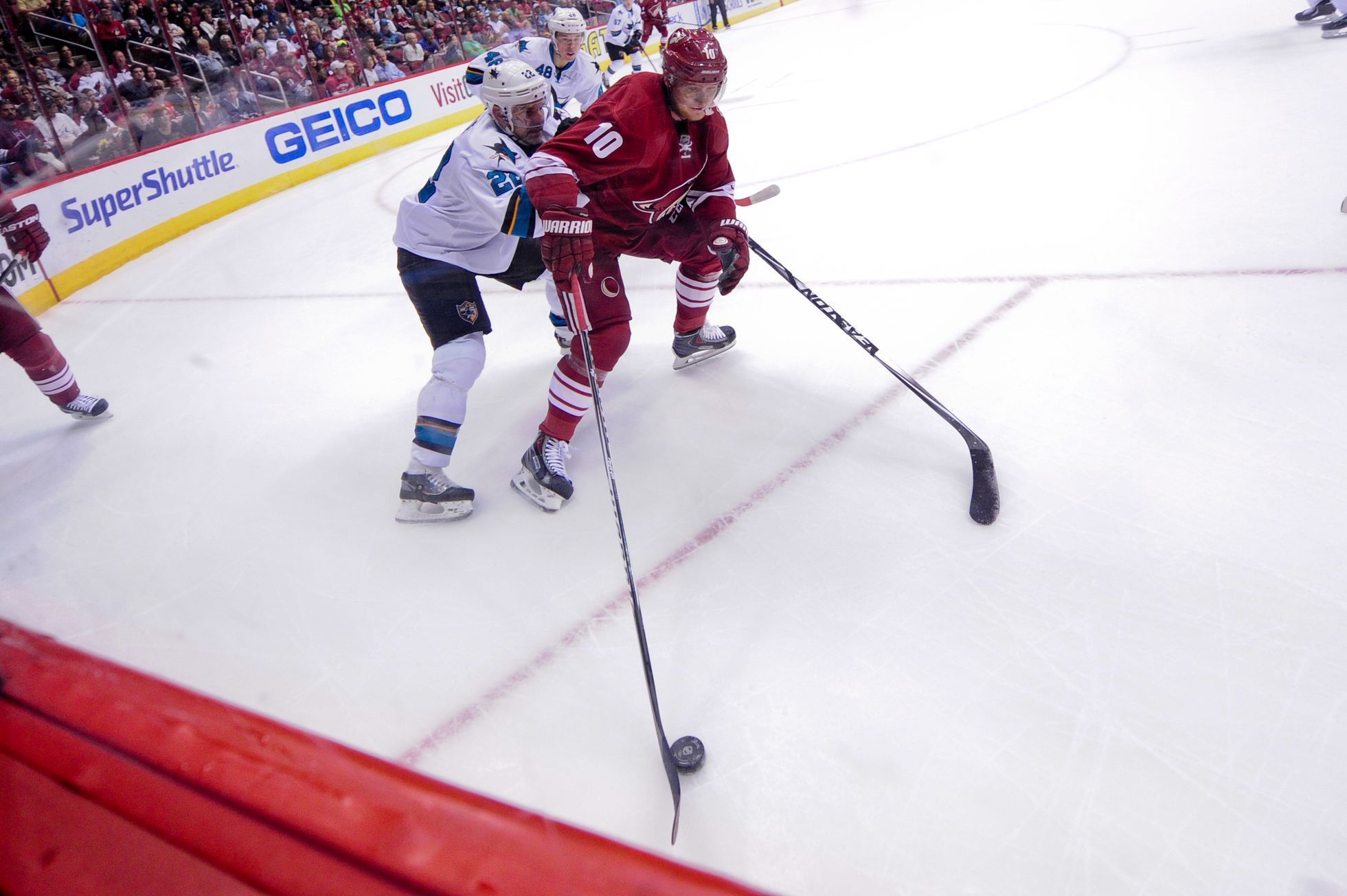 NHL: San Jose Sharks at Phoenix Coyotes (Martin Erat)