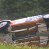 Havárie Romana Kresty na Barum Rallye Zlín