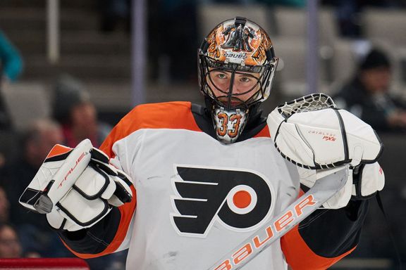 Samuel Ersson v dresu Philadelphie