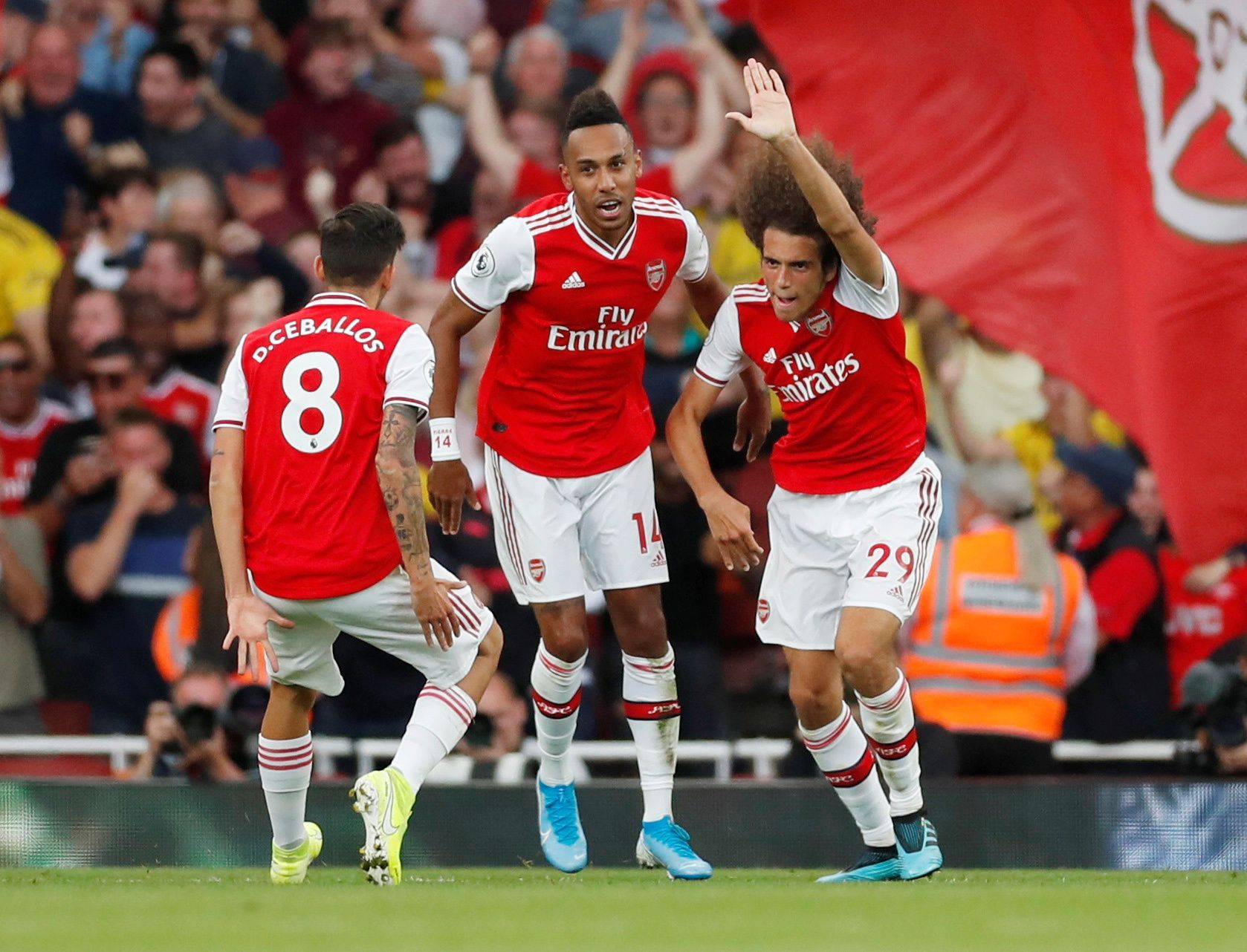 Arsenal vs. Tottenham, Premier League (Aubameyang, Guendouzi)