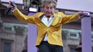 Rod Stewart na oslavách platinového jubilea Alžběty II. v létě 2022.