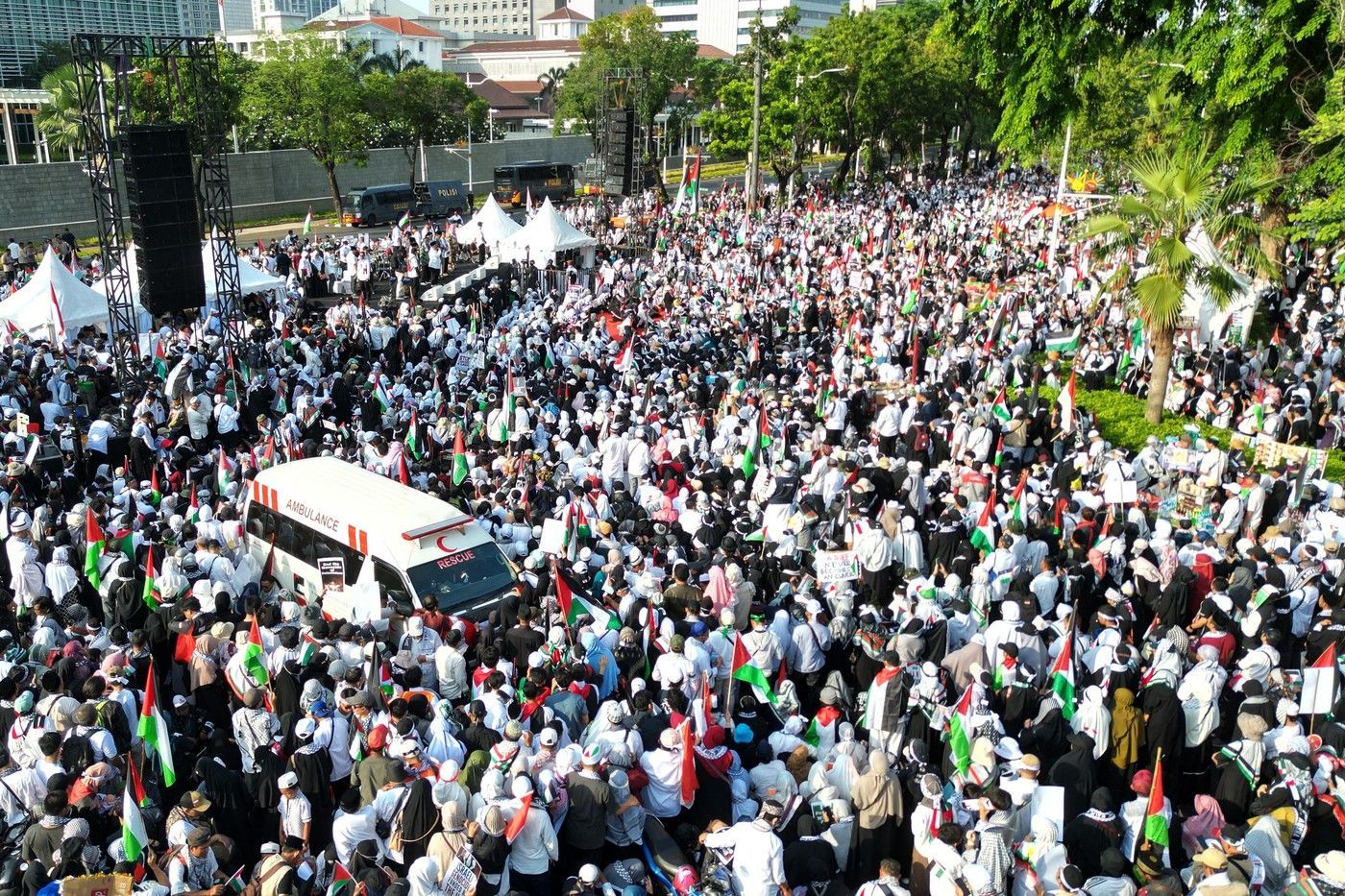 Jakarta, město, Indonésie, lidé