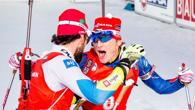 Prohlédněte si galerii ze závěrečných závodů s hromadným startem, které na biatlonovém MS přinesli Česku další medaili v podobě stříbra Ondřeje Moravce mezi muži.