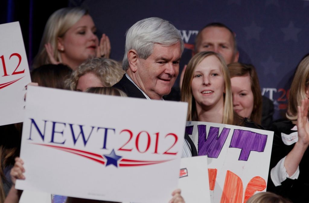 Republikánské primárky odstartovaly v Iowě - Newt Gingrich