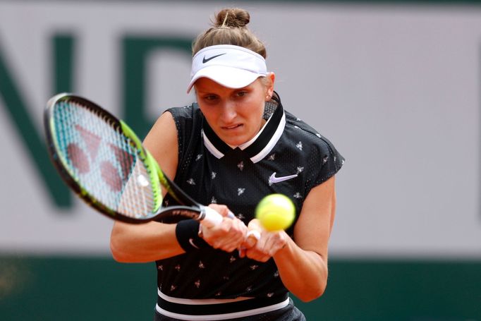 Markéta Vondroušová ve finále French Open 2019