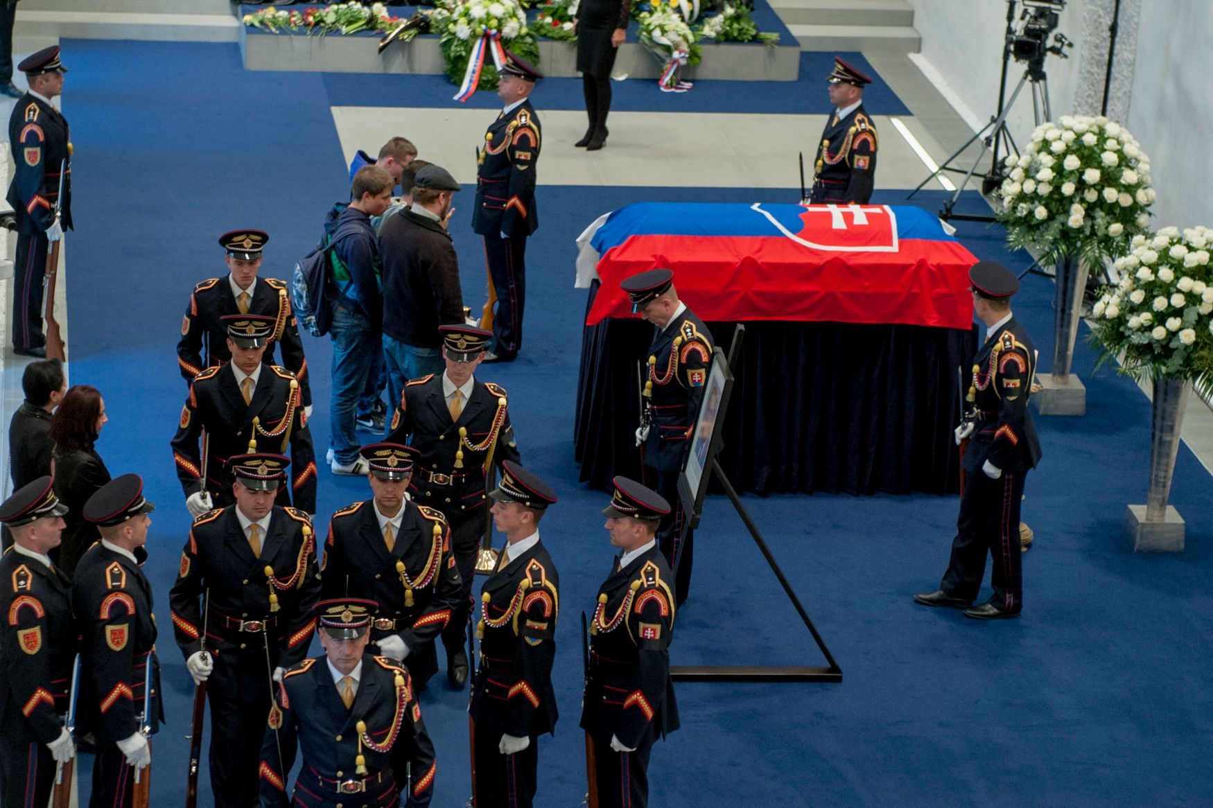 Státní pohřeb Michala Kováče.