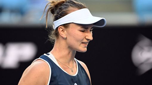 Barbora Krejčíková na Australian Open 2022.