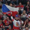 Čeští fanoušci v zápase Česko - Norsko na MS 2019