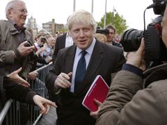Londýnský starosta, bouřlivák Boris Johnson.