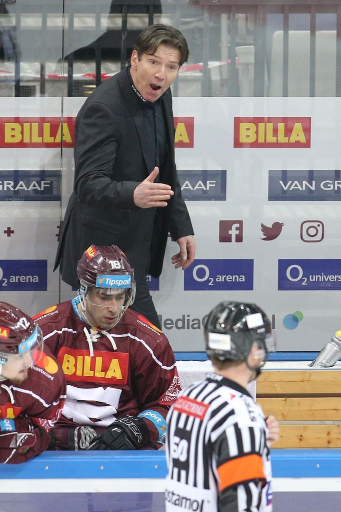 hokej, extraliga 2018/2019, Sparta - Třinec, trenér Uwe Krupp