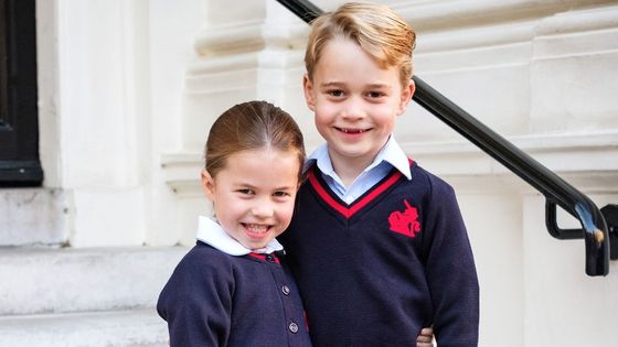 Princezna Charlotte první den ve škole