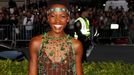 Lupita Nyong'o arrives at the Metropolitan Museum of Art Costume Institute Gala Benefit in New York