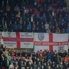 Angličtí fanoušci v utkání kvalifikace ME 2020 Česko - Anglie