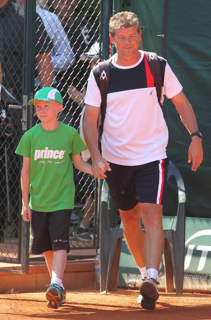 Exhibice na pražské Spartě - Ivan Lendl vs. Jiří Novák