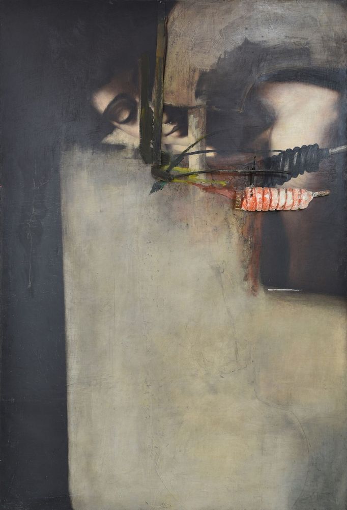 Bedřich Dlouhý: Testování baroka (Caravaggio), 1988.