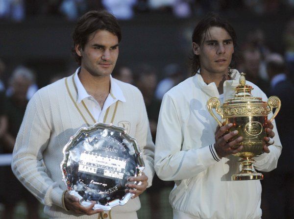 Nadal a Federer ve Wimbledonu