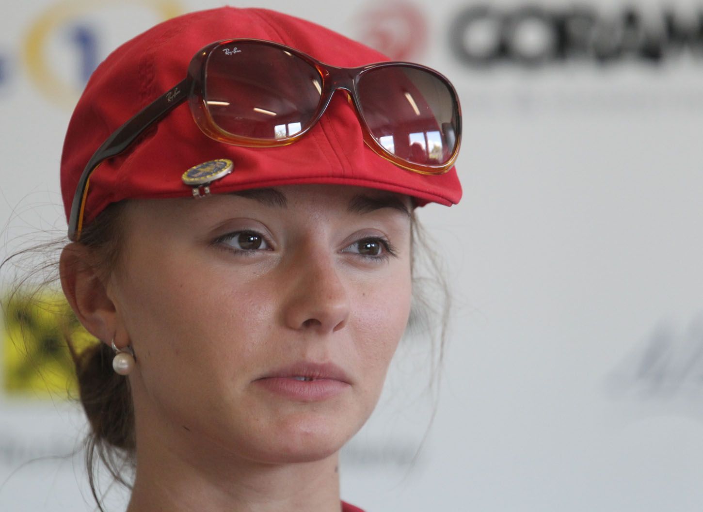 Česká golfistka Klára Spilková v 1. kole Prague Golf Masters