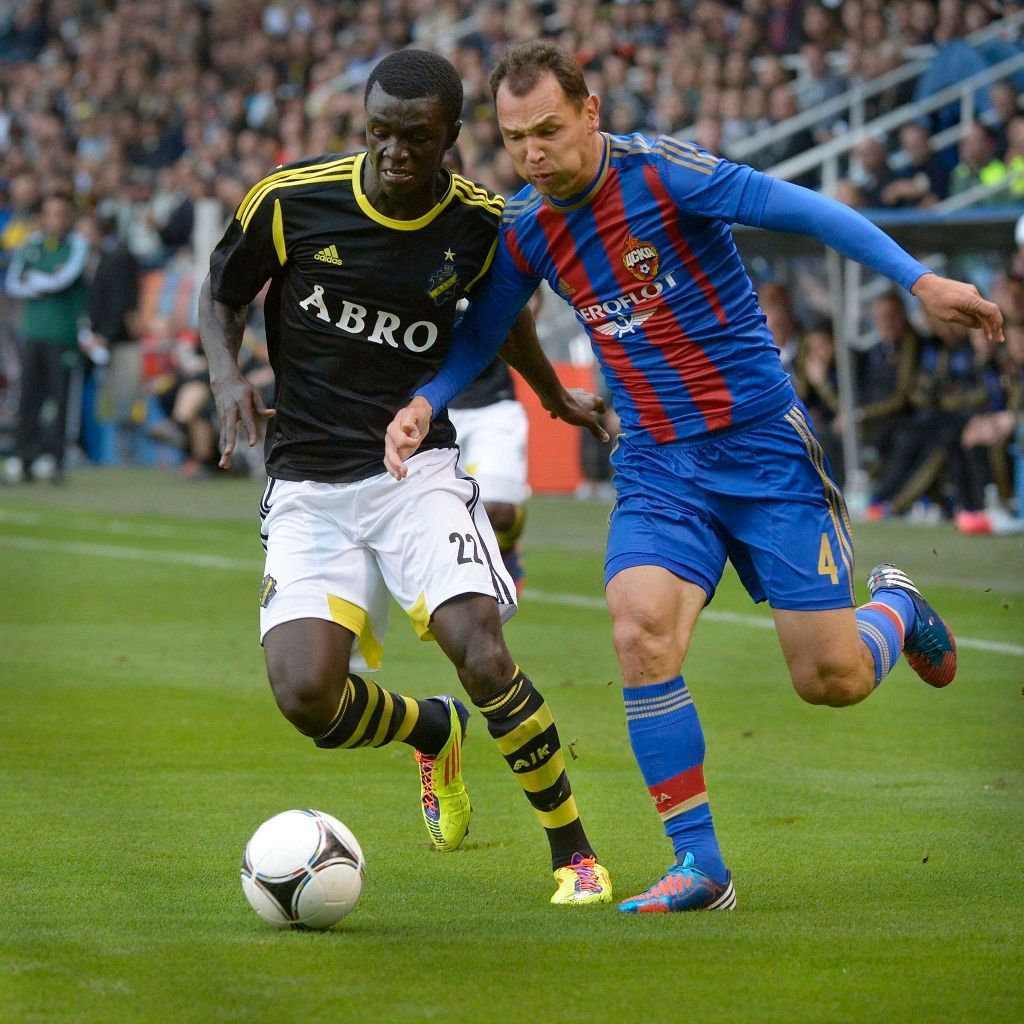 Play off Evropské ligy, CSKA Moskva - AIK Stockholm (Karikari a Ignaševič)