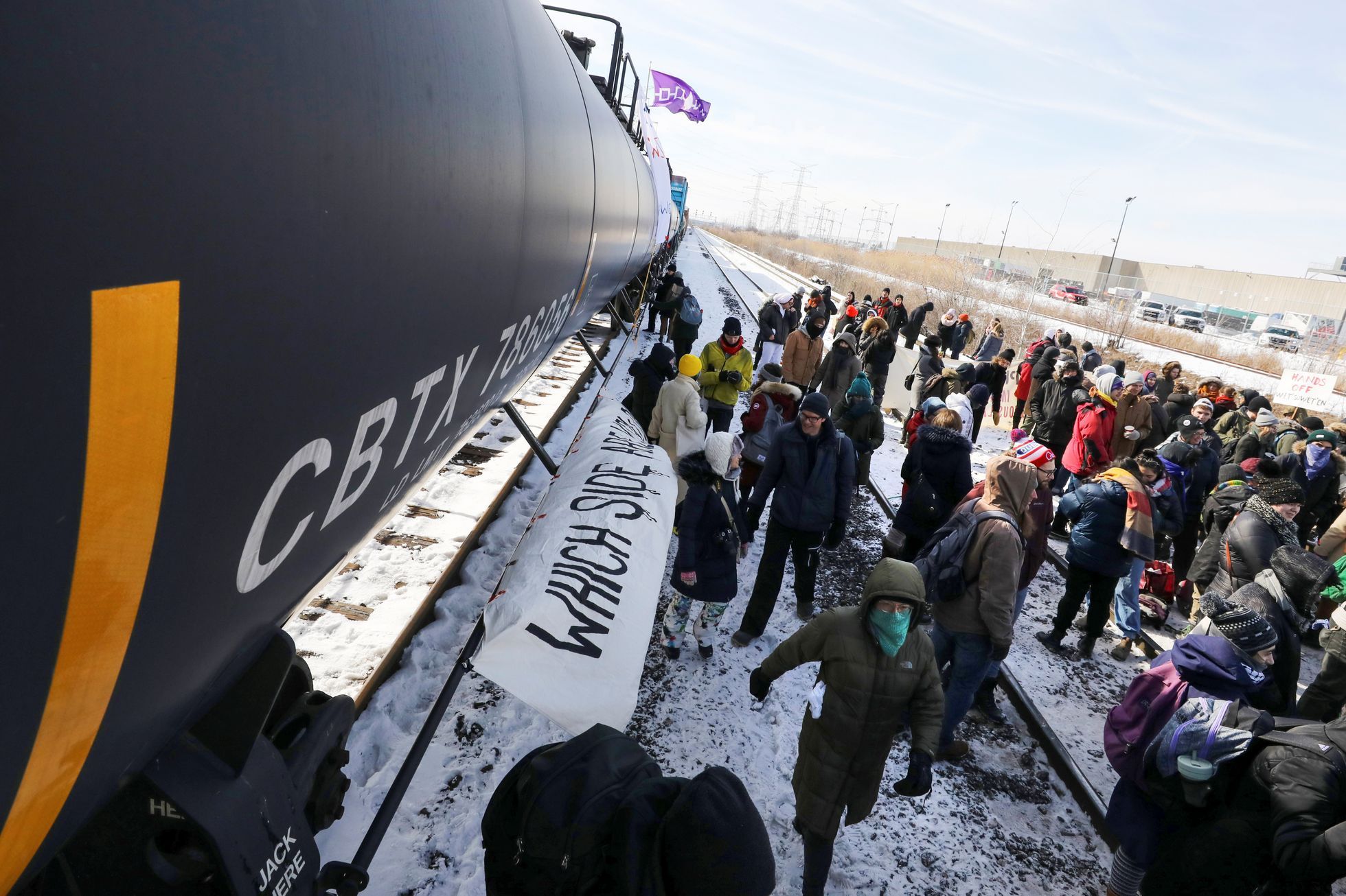 Obrazem: Protesty v Kanadě proti ropovodu