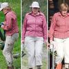 Merkelová v horách stejné oblečení