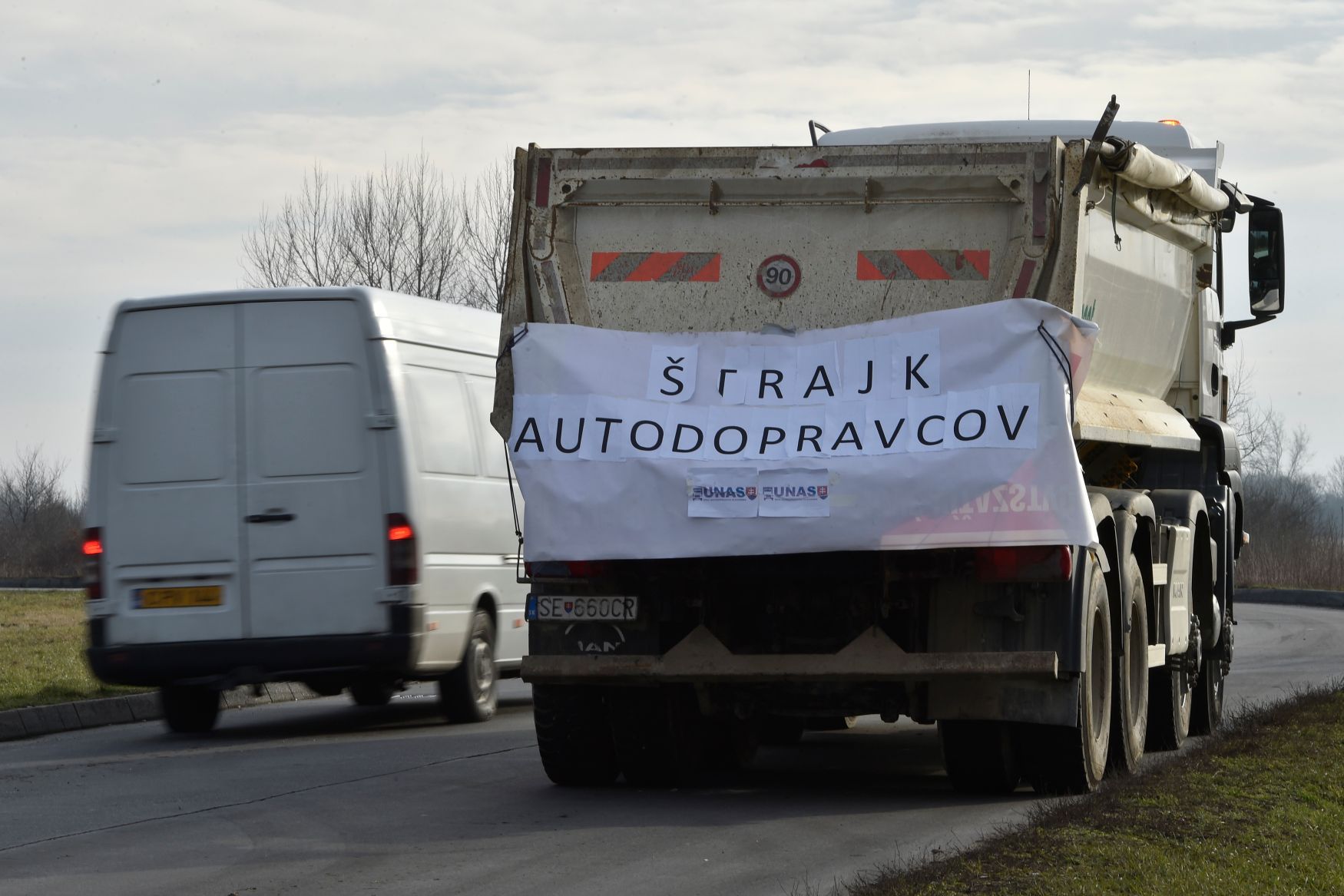 Blokáda autodopravy na Slovensku