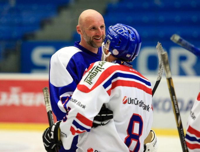 "Hokej pro Číšu": Karel Rada a Karel Poborský