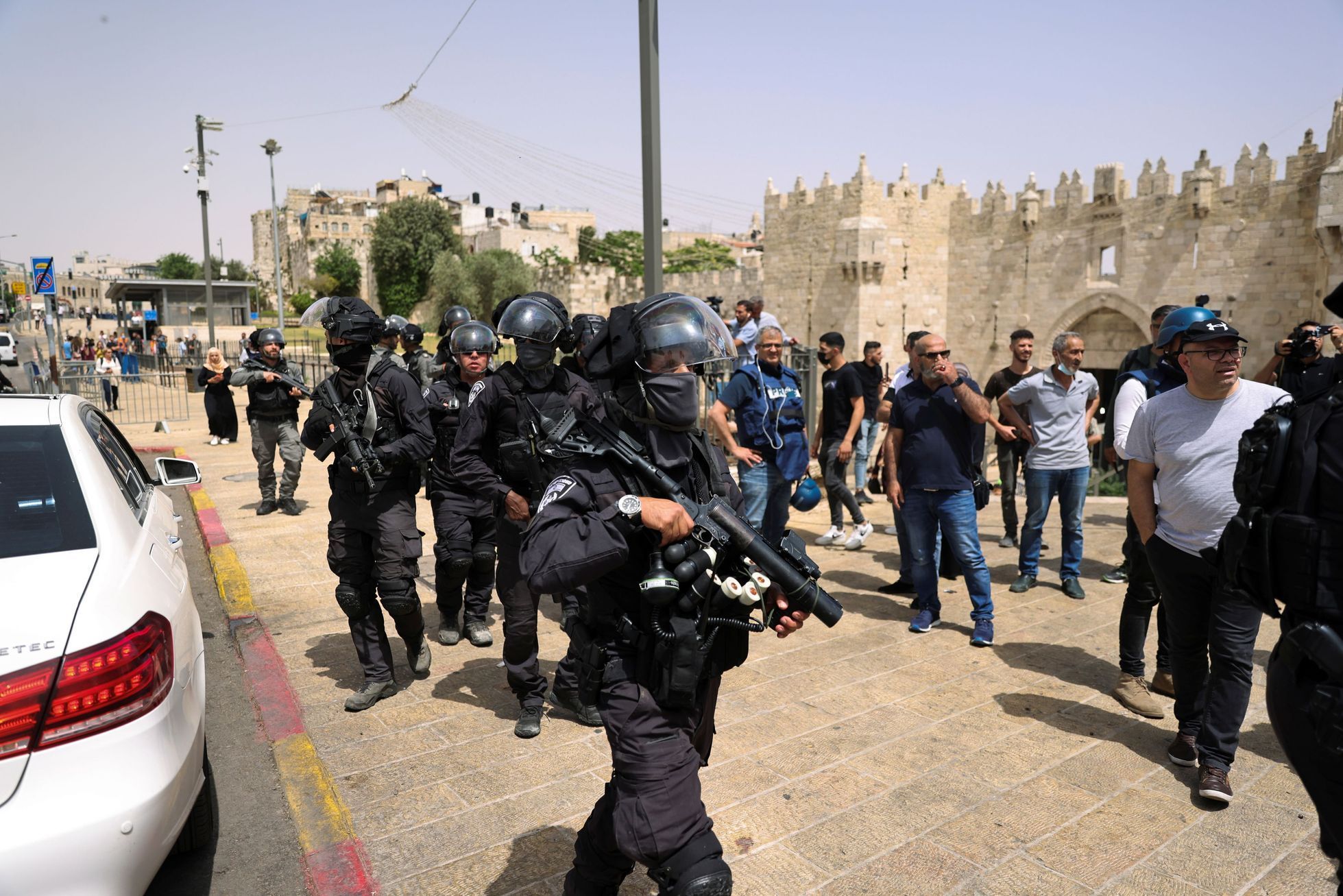 Jeruzalém Izrael Palestinci střet