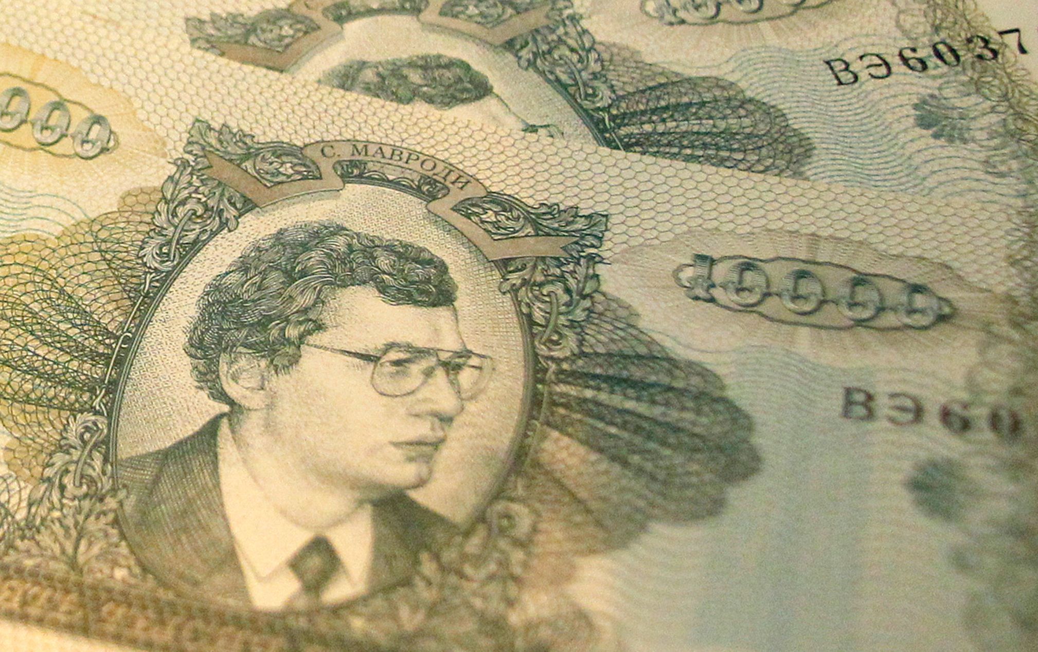 Sergej Mavrodi, tvůrce MMM (Mavrodi Money Machine - tedy Mavrodiho stroje na peníze), 2012