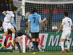 Korejci jako první dali Uruguaji gól. Nestačilo to