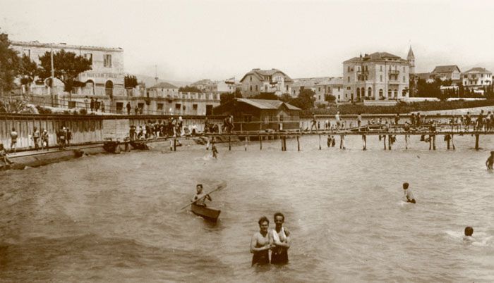 Bačvice počátkem dvacátých let