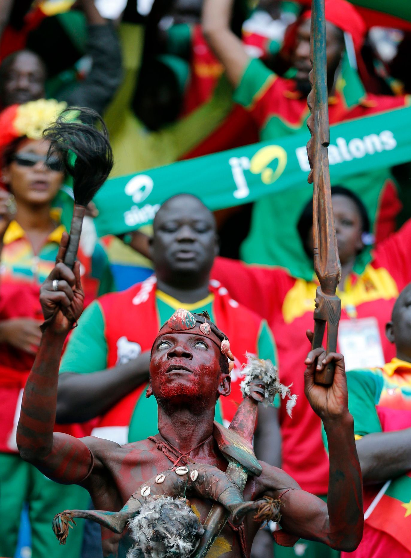 Fanoušci Burkiny Faso na Mistrovství Afriky 2015