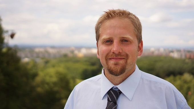 Vít Jedlička, který se prohlašuje za prezidenta samozvaného státu Liberland.