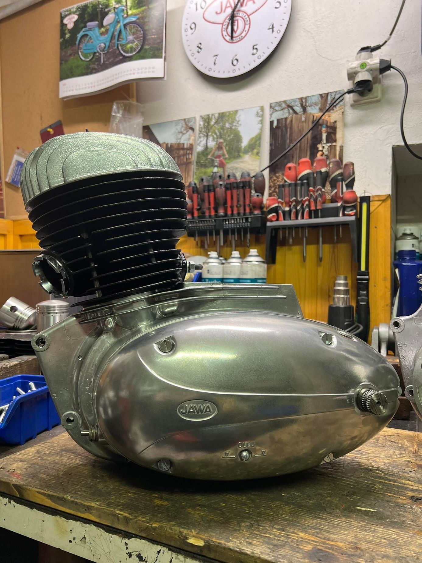 Renovace Jawy, repase motoru