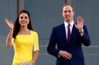 Kate a William dorazili na oficiální návštěvu Austrálie.