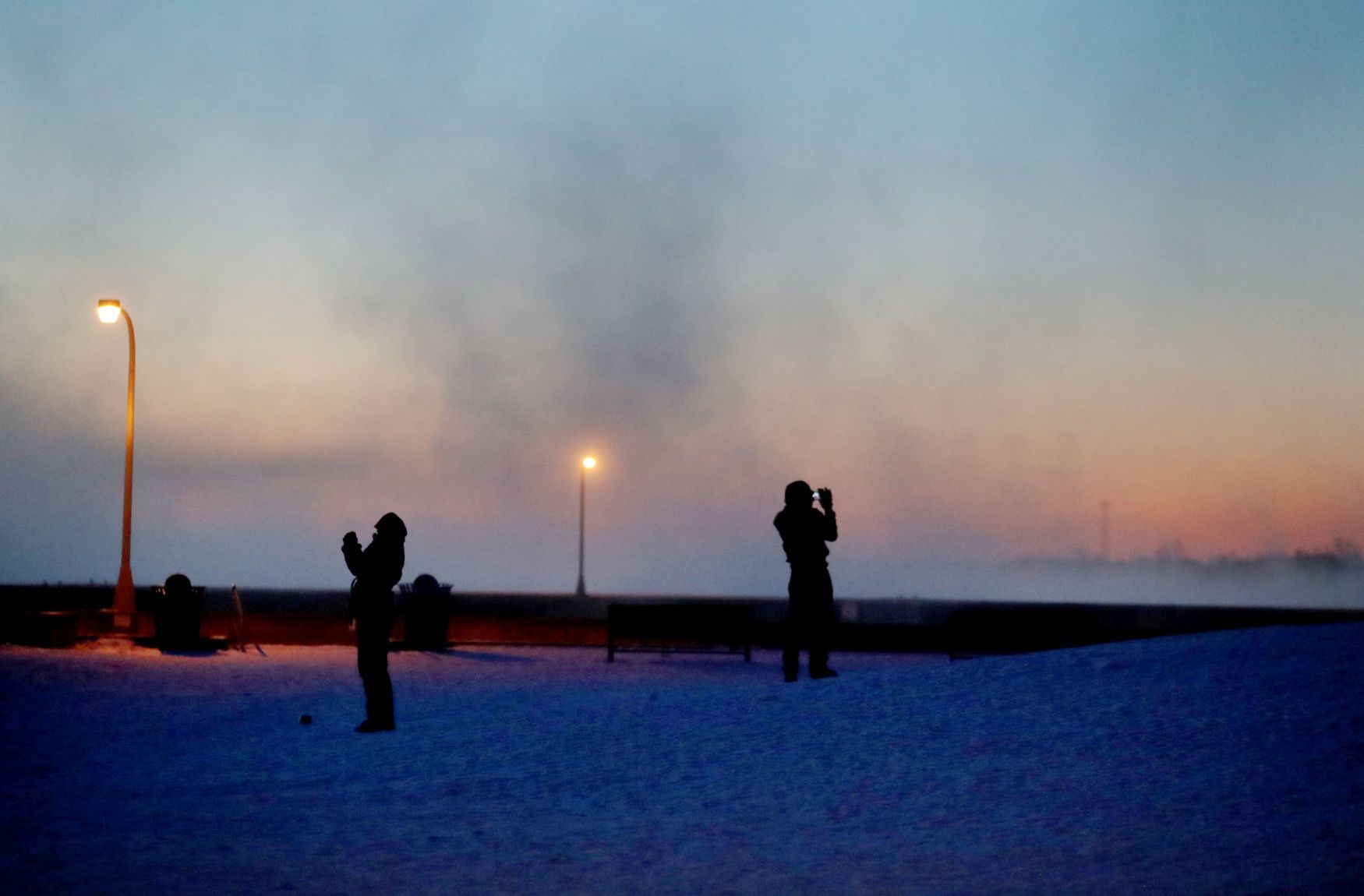 Mrazy v Duluthu, Minnesota
