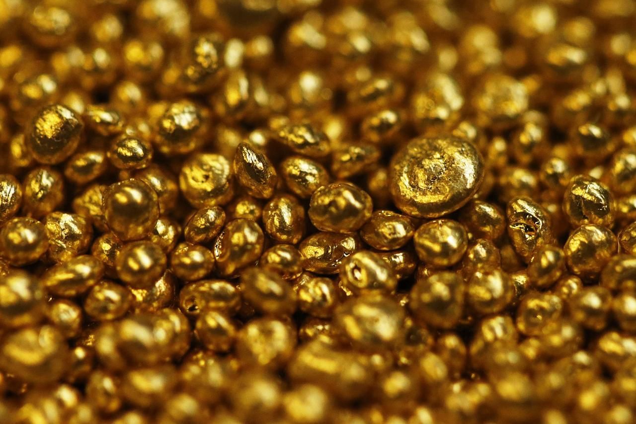 Fotogalerie: Zlato, které se láme jako čokoláda. Podívejte se.