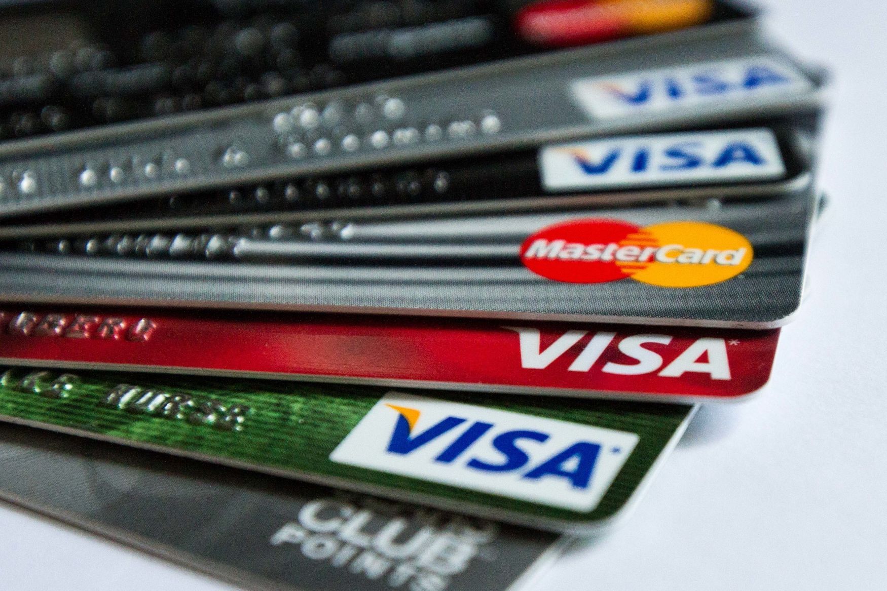 Platební karty kreditní karty Visa Mastercard