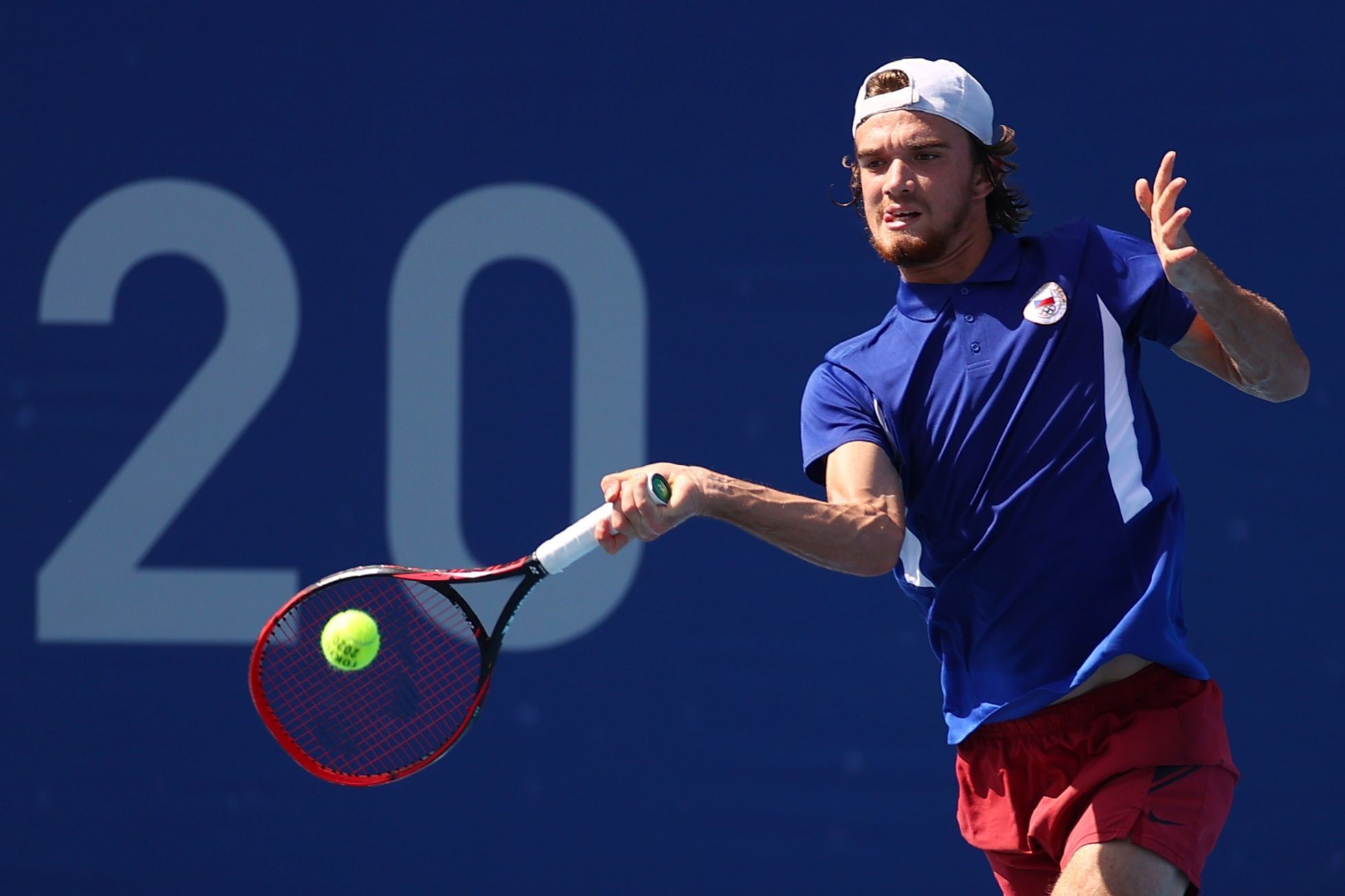 Tomáš Macháč v druhém kolena OH 2020