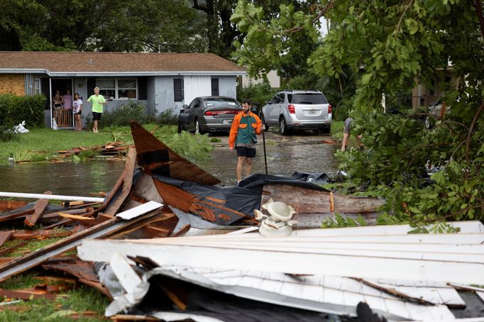 Hurikán Milton zasáhl americký stát Florida.