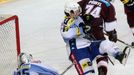 Extraliga, Sparta Praha - Kometa Brno: Daniel Přibyl - Jiří Trvaj a Tomáš Malec