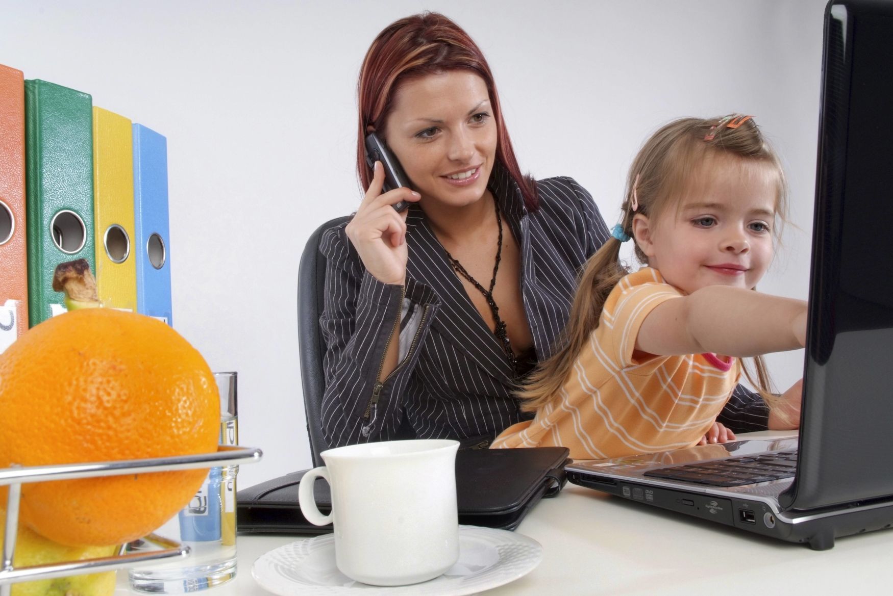 mateřská rodičovská dovolená matka dítě home office
