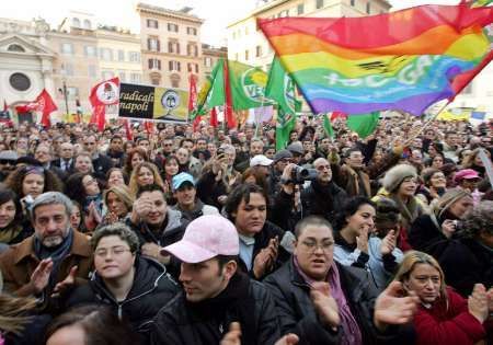 Demonstrace v Římě