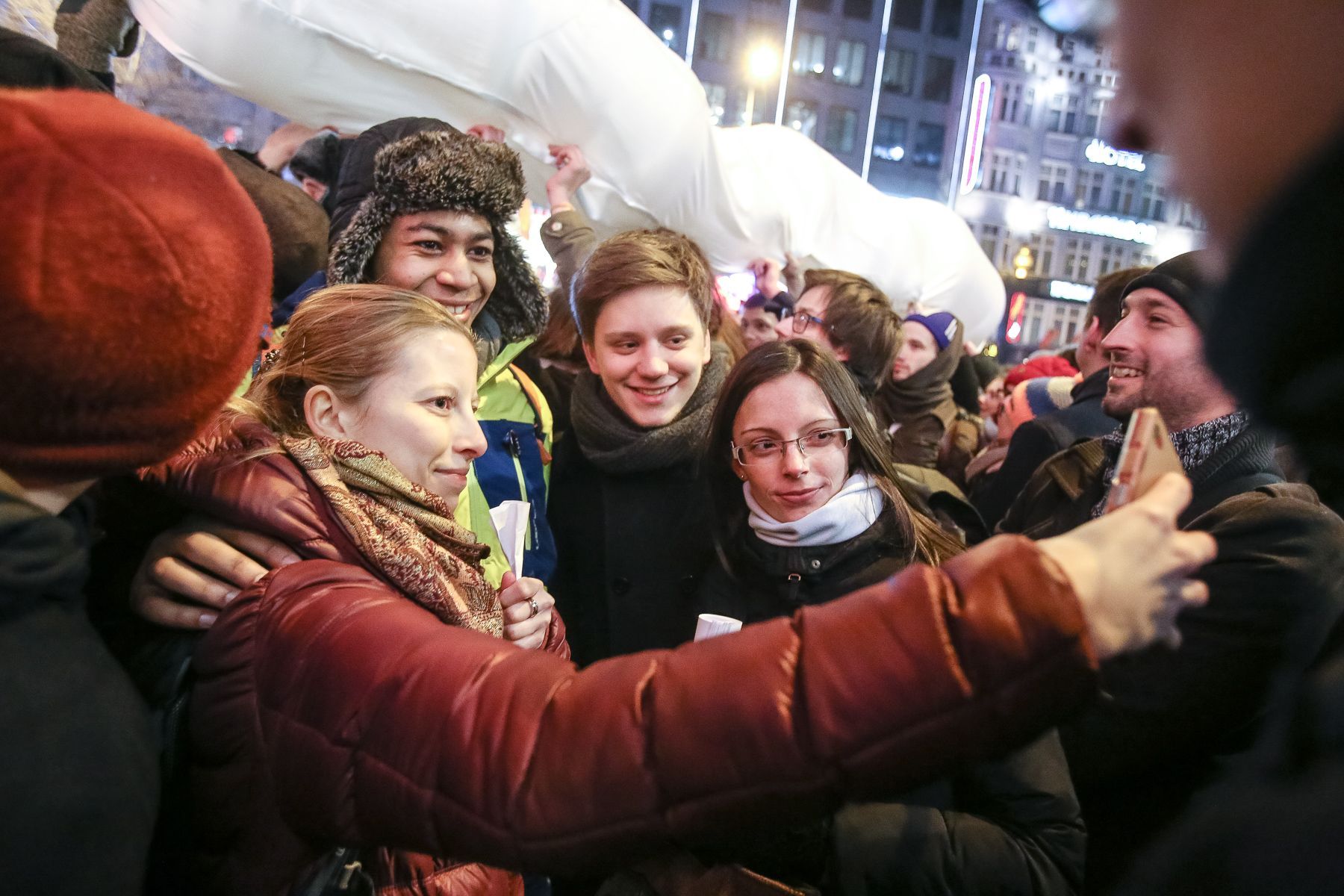 Demonstrace proti Ondráčkovi a Babišovi v Praze na Václavském náměstí