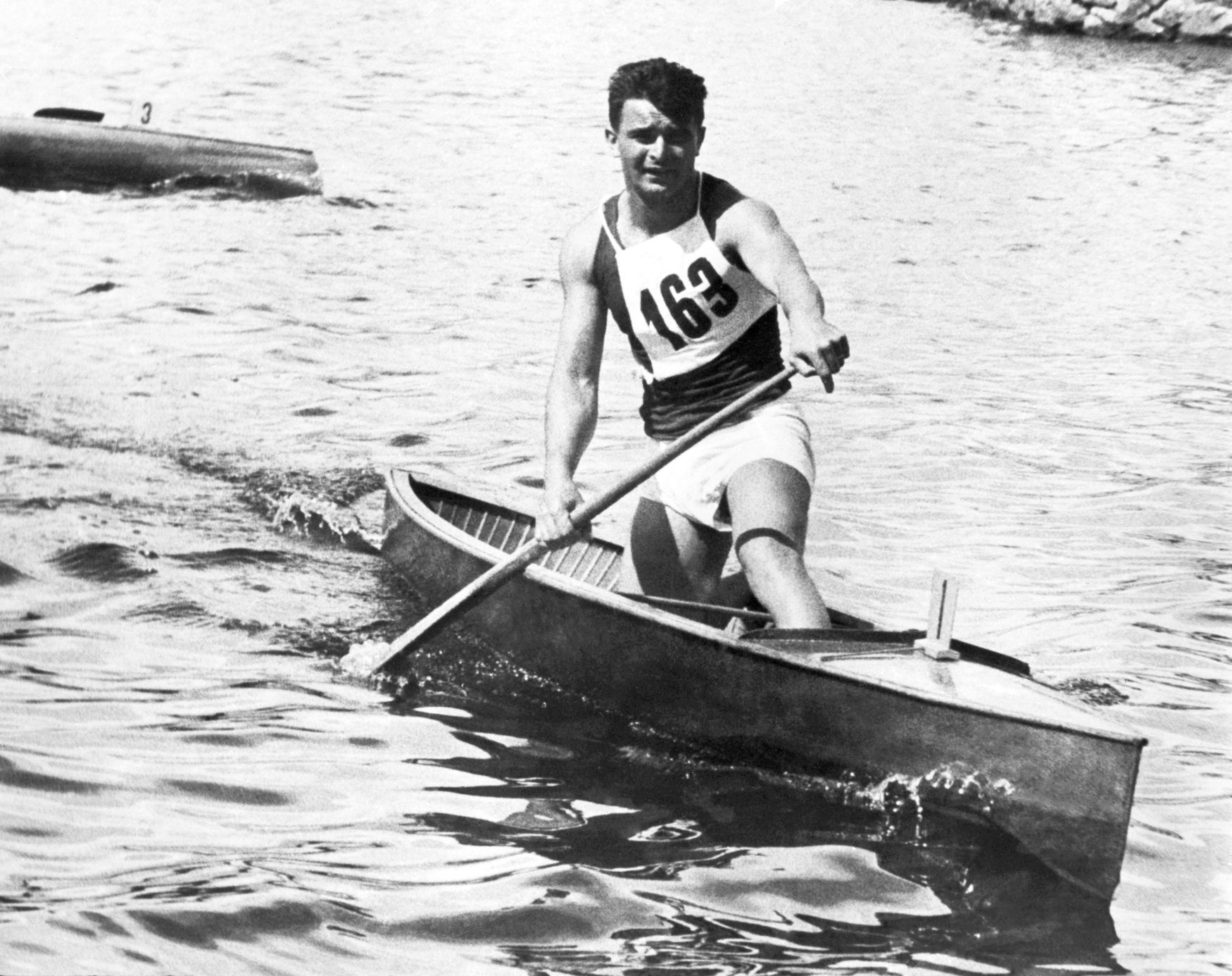 Josef Holeček na olympiádě v Helsinkách 1952