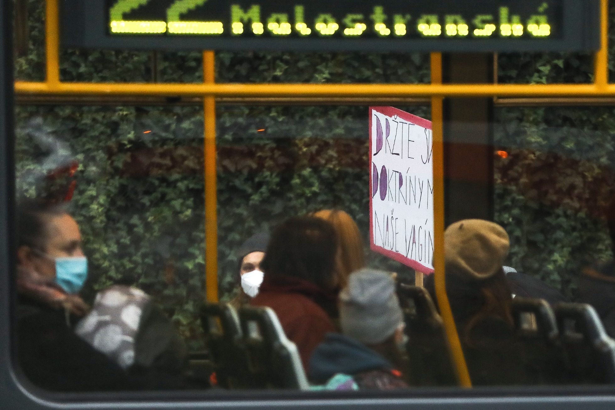 Pochod za právo na bezpečný přístup k potratům, demonstrace, interrupce